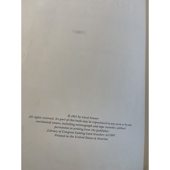 Tigers in the Cellar by Carol Fenner 1963 Children’s DELIGHTFUL STORY hb - Picture 4 of 10